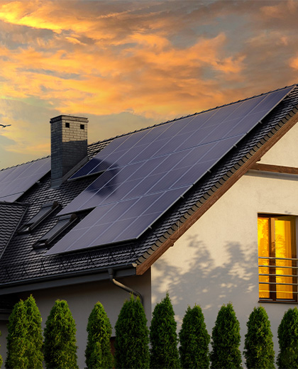 pv anlangen | haus mit solar