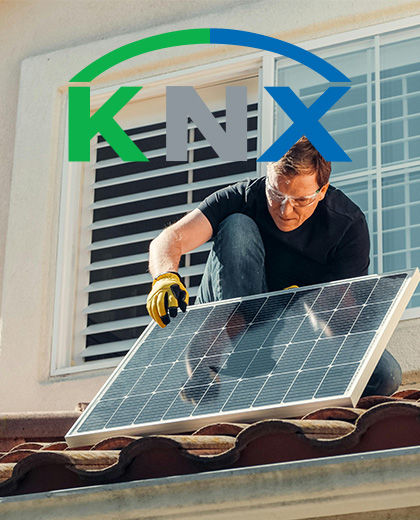 knx zertifiziert | elektriker baut solar anlage ein